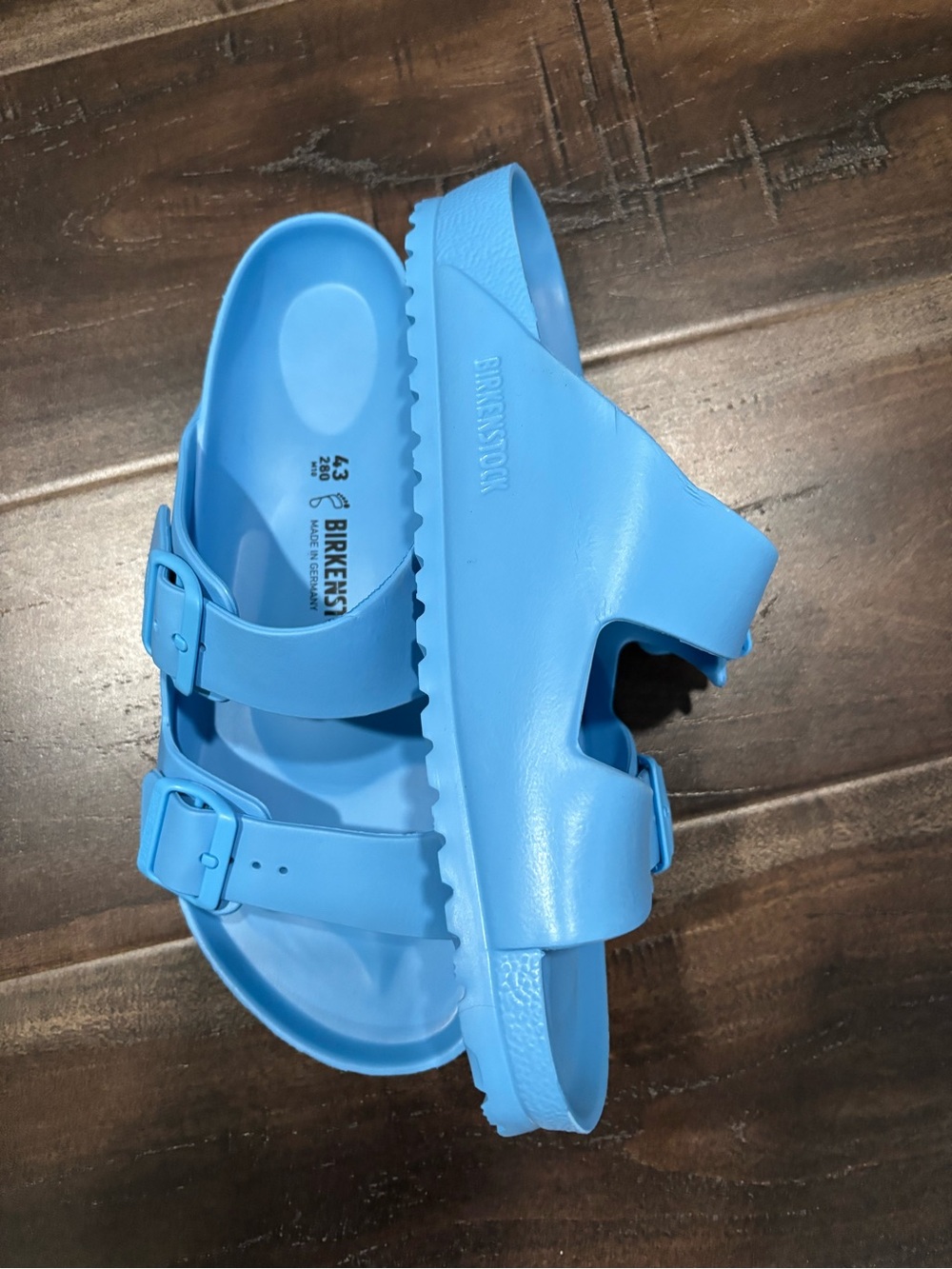 Birkenstock Mens Arizona EVA Sandals in Light Blue - Picture 5 of 5